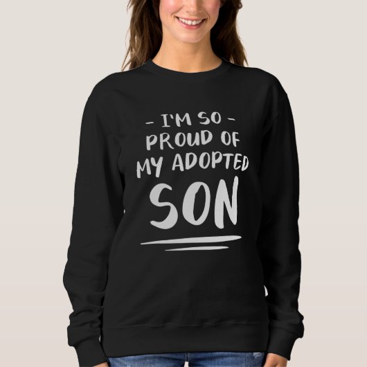 Ik ben zo trots op mijn adoptiekamer Foster Adopt Trui (Voorkant)