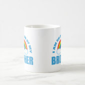 Ik ben zo trots op mijn broer Rainbow Gay Pride Koffiemok (Center)