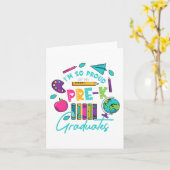 Ik ben zo trots op mijn Pre K afgestudeerden laats Kaart (Gele Bloem)