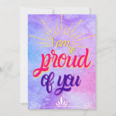 Ik ben zo trots op u - afstuderen citeert 2022 bedankkaart (Voorkant)