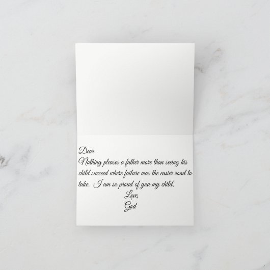 Ik ben zo trots van u kaart (Binnen)