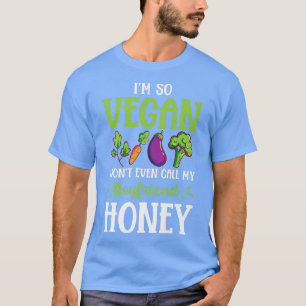 Ik ben zo Vegan Boyvriend Protein Vegetarian Vegan T-shirt