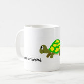 Ik ben zo ver achter me koffiemok (Voorkant links)