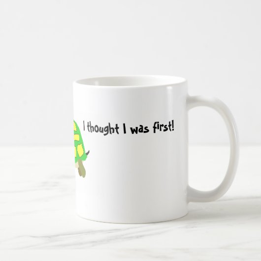 Ik ben zo ver achter me koffiemok (Rechts)