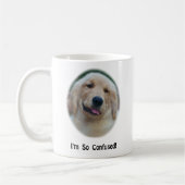 "Ik ben zo verbijsterd" grappige T-shirts en cadea Koffiemok (Links)