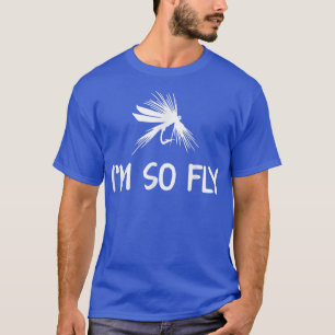 Ik ben zo vliegend visjager t-shirt