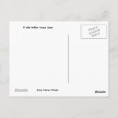 Ik ben zo warm briefkaart (Achterkant)