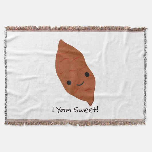 Ik ben zoete aardappel kawaii Schattig Deken (Voorkant)