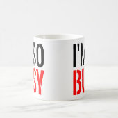 Ik ben zo'n drukke grappige boss-cadeautjes. koffiemok (Center)