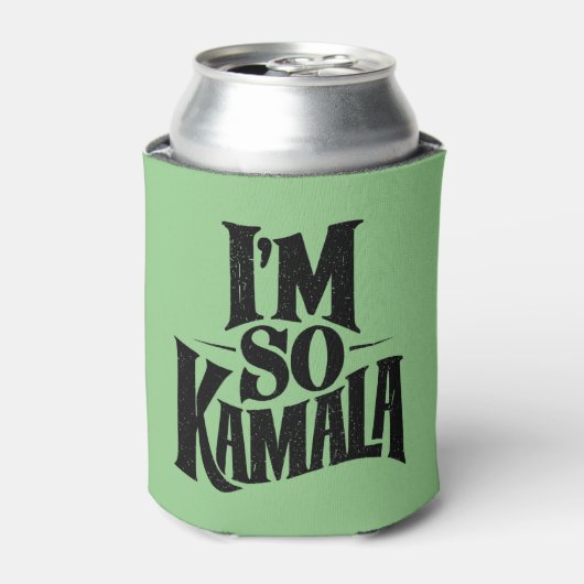 Ik ben zo'n Kamala Brat Green Meme Blikjeskoeler (Blikje Voorkant)