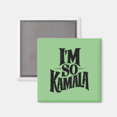 Ik ben zo'n Kamala Brat Green Meme Magneet (Voorkant / Achterkant)