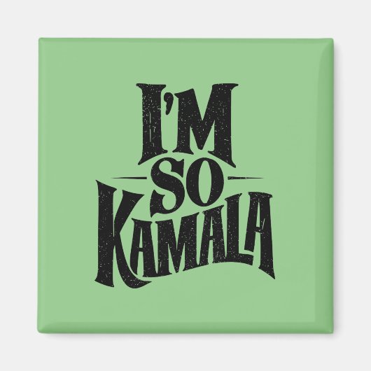 Ik ben zo'n Kamala Brat Green Meme Magneet (Voorkant)