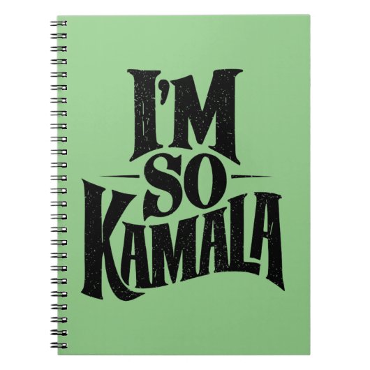 Ik ben zo'n Kamala Brat Green Meme Notitieboek (Voorkant)