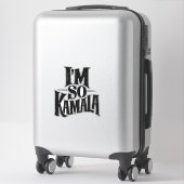 Ik ben zo'n Kamala Brat Green Meme  Sticker (Koffer)