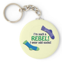 Ik ben zo'n rebel, ik draag vreemde sokken!