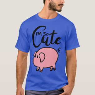 Ik ben zo'n schattig varken Ik zoet varken Ik Kids T-shirt