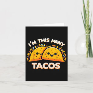 Ik ben zo'n Tacos 2e verjaardag, 20 dagen Cinco Kaart