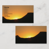 ik ben zonsopkomst visitekaartje (Voorkant / Achterkant)