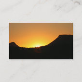 ik ben zonsopkomst visitekaartje (Achterkant)