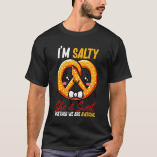 Ik ben Zout Ze is Zoet Pretzel Samen zijn We Gewel T-shirt