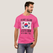 Ik ben Zuid-Koreaanse Roots South Korea Fla T-shirt (Voorkant volledig)
