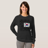 Ik ben Zuid-Koreaanse vlag Zuid-Korea Zuid-Koreaan T-shirt (Voorkant volledig)