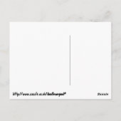 Ik ben zulk een rebel, draag ik oneven sokken! briefkaart (Achterkant)