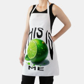 Ik ben zuur als een limoen of citroen schort (Insitu)