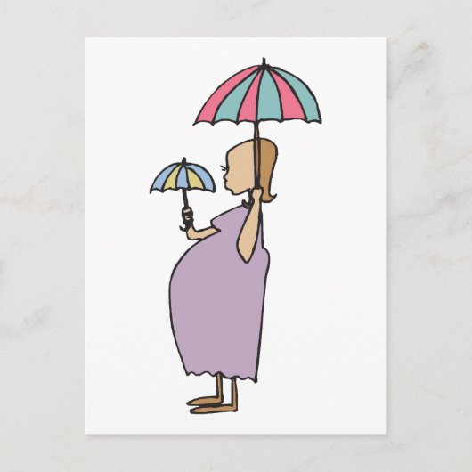 Ik ben zwanger cadeau aankondigingskaart (Voorkant)