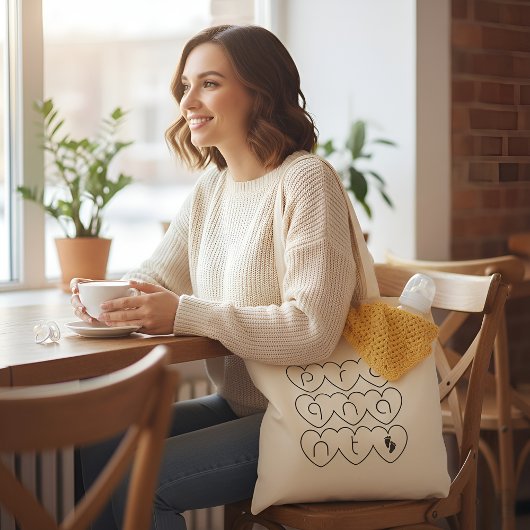 Ik ben  zwanger tote bag