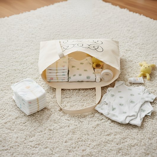 Ik ben  zwanger tote bag