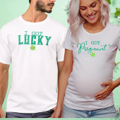 Ik ben zwanger van Matching baby aankondiging T-shirt