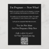 Ik ben zwanger, wat nu? flyer (Voorkant)