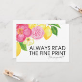 Ik ben Zwangere Zwangerschap onthullen dat we een Kaart (Voorkant / Achterkant in situ)