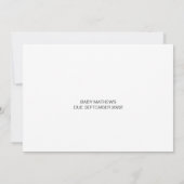 Ik ben Zwangere Zwangerschap onthullen dat we een Kaart (Achterkant)