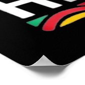 Ik ben zwart, Afrikaans-Amerikaans Poster (Hoek)