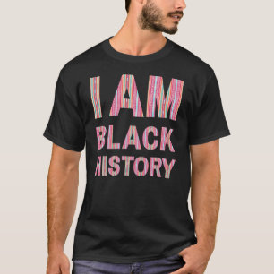 Ik ben zwart Geschiedenis Melanin Mannen Women Kin T-shirt