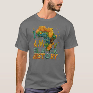 IK BEN ZWART GESCHIEDENIS Zwart Activisme 1 T-shirt