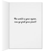 Ik ben zwarte Afstuderen Kaart (Binnen (Rechts))