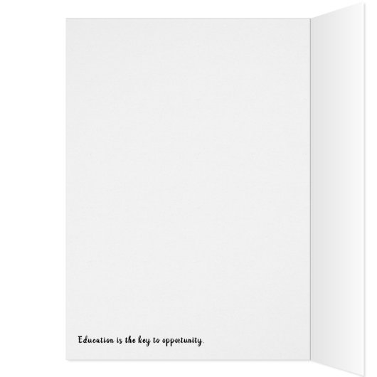 Ik ben zwarte Afstuderen Kaart (Binnen (Links))