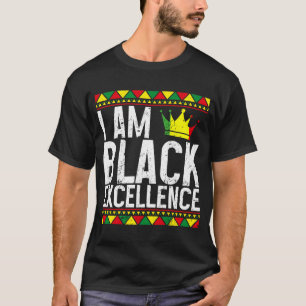 Ik ben zwarte excellente geschiedenis schilder zwa t-shirt