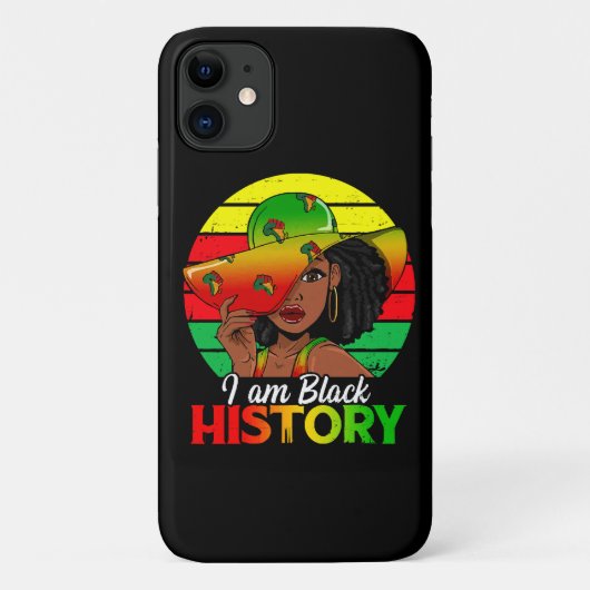 Ik Ben Zwarte Geschiedenis Afrika Amerika Case-Mate iPhone Case (Achterkant)