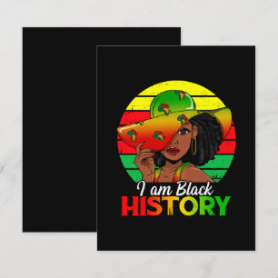 Ik Ben Zwarte Geschiedenis Afrika Amerika Informatiekaartje
