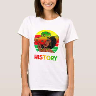 Ik Ben Zwarte Geschiedenis Afrika Amerika T-shirt