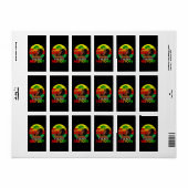 Ik ben zwarte geschiedenis Afrikaans-Amerika Etiket (Full Sheet)