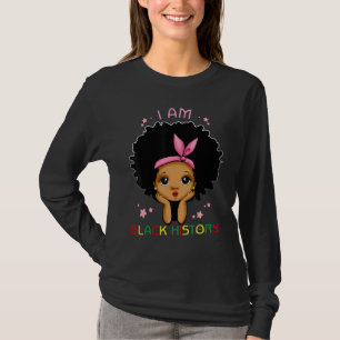 Ik ben zwarte geschiedenis Afrikaanse koninginnen T-shirt