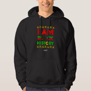 Ik ben zwarte geschiedenis Afrikaanse zwarte trots Hoodie