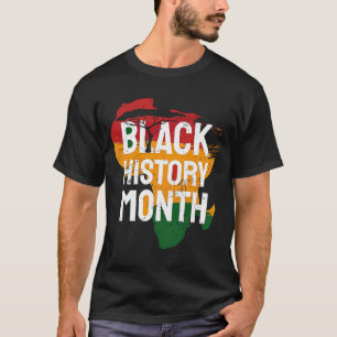 Ik ben zwarte geschiedenis Afrikaanse zwarte trots T-shirt
