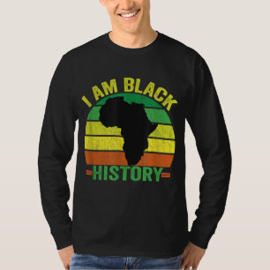 IK BEN ZWARTE GESCHIEDENIS - Black Montage History T-shirt