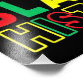 Ik ben zwarte geschiedenis foto afdruk (Hoek)